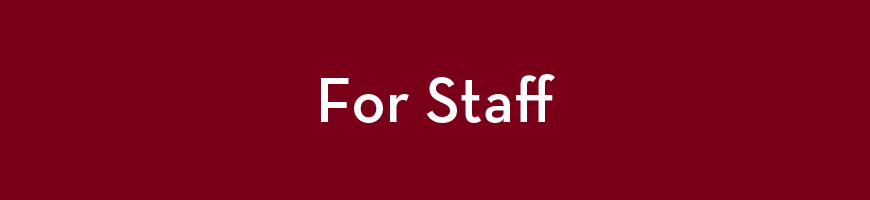 for staff